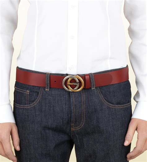 gucci red belt mens|authentic gucci belt men.